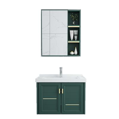 China Modern Home Decor Bathroom Cabinet Aluminum Bathroom Vanity Cabinets for sale