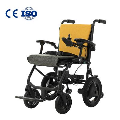 China Hot Selling Lightweight Power Foldable Disabled Wheelchair Alumminum Alloy RTS Electric Wheelchairs Wheel Electric Wheelchair for sale