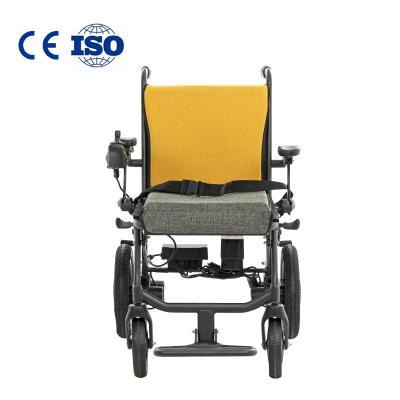 China Hot Selling Lightweight Power Foldable Disabled Wheelchair Alumminum Alloy RTS P Electric Wheelchairs Folding Wheel Electric Wheelchair for sale