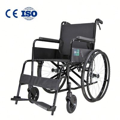 China Brand New Steel Wheel Wheelchair Beach Wheelchair Cerebral Palsy Wheelchair Adult With Low Price for sale