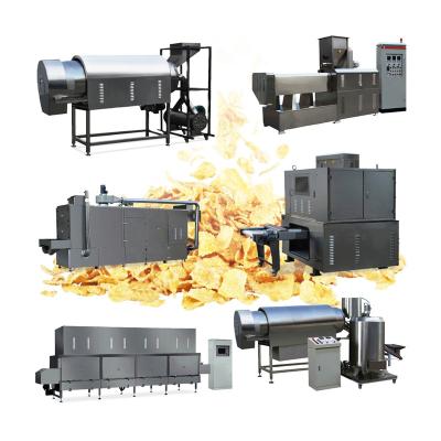 China Snack Machine Snack Extruder Machine Oats Flake Breakfast Cereals Making Machine With CE Certification for sale