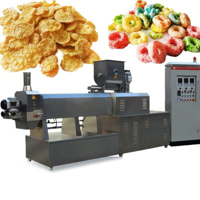 China Automatic snack machine oatmeal cereal extruder machine oat flakes making machine with CE certification for sale