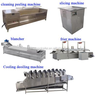 China High Quality Full Automatic China CE Fried Potato Chips Production Line Vegetable Processing Plant Machine Machinery Equipment for sale