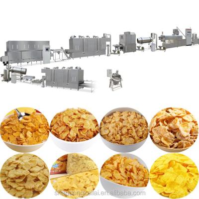 China Double Screw Extruders Cocos Ball Chocolate Oat Flakes Make Machine Machines Breakfast Cereal Machines for sale