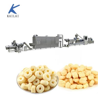 China Factory Professional Twin Screw Corn Puff Snacks Puffed Extruder Making Machine for sale