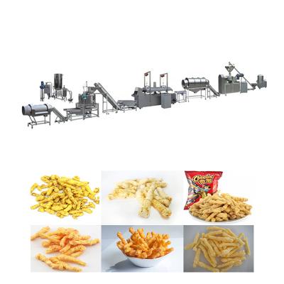 China Popular Cheetos/Kurkure/Niknak Corn Curl Snack Cheetos Kurkure Extruder Machine for sale