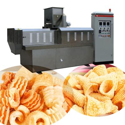 China 3d Snack Frying Bugle Chips Frying Machine Corn Chips Bugle Snacks Making Machine for sale