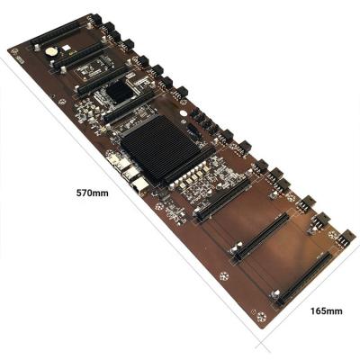 China Desktop 847 HM65 Motherboard Components Integrated CPU 8 DDR3 Card Slots Memory Mainboard For Rx580 1660 3080 3090 for sale