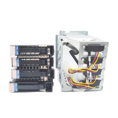 China Plastic Non-Hot Socket 637214-001 ML110 Hard Drive Cage G7 With Cables And Tray For ML110G7 3.5 Inch Server SAS SATA for sale