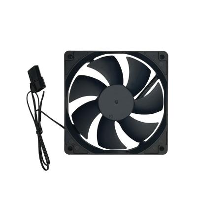 China 12V DC CPU Computer PC Case Cooler 12025 Cooling Fan 120mm 2Pin 120x120x25mm 120x120x25mm for sale