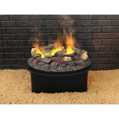 China Hotel Water Vapor Fire Pit Fire Bowl Steam Flame Effect Log Electric And Steam Stage Design For Home Decoration for sale