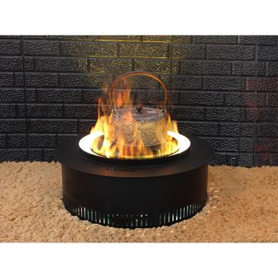 China Hotel 46CM diameter round shape water fire decoration circle electric flame effect hotel 46CM diameter water vapor fireplace fire bowl steam flame effect for sale