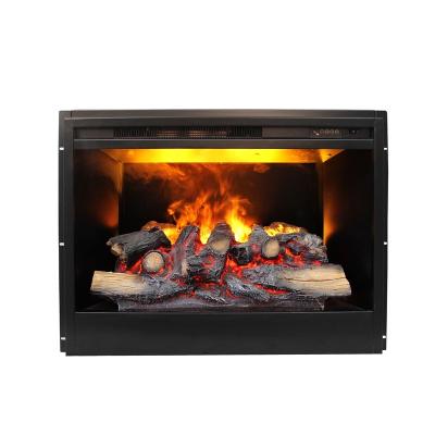 China Hotel 26 Inch Flat Front Water Vapor Electric Fireplace Insert Steam Flame Effect Fireplace Heater for sale