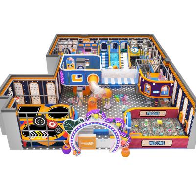 China Childrens Indoor Playground Equipment 100 Squares Indoor Commercial Playground Equipment for sale