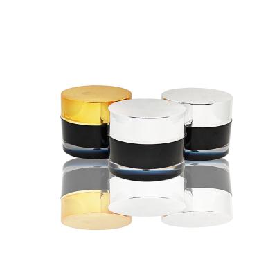 China Wholesale Phnom Penh 20g Cosmetic Acrylic Cream Jar PP Liner With Empty Plastic Face Cream Lotion Jar for sale