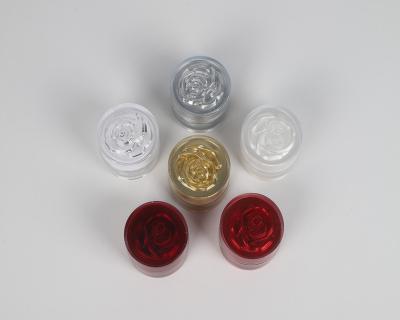 China 10g Cosmetic 15g 20g 30g Rose Cover Plastic Cosmetic Packaging Container for sale