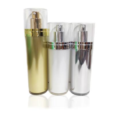 China 50ml 80ml 100ml Cosmetic Customizable Luxury Plastic Spray Bottle Body Milk Acrylic Spray Bottle 50ml 80ml 100ml Luxury Gold Silver for sale