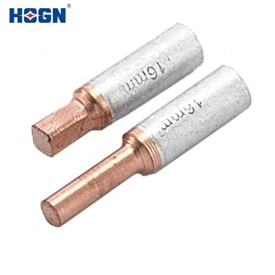 China Wire Connecting HOGN DTLP-25 Copper And Bimetallic Aluminum Wire Connecting Pin Lug for sale