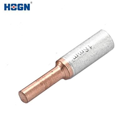 China Wire Connecting Type HOGN DTLZ Copper And Aluminum DTLZ-35 Pin Lug Connecting Wire Bimetallic for sale