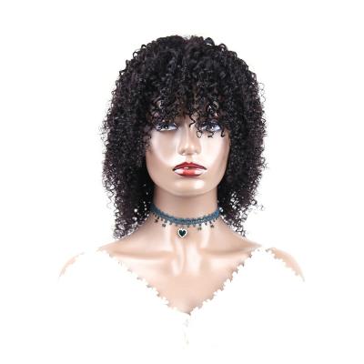 China Wholesale Curly Curly Yavida Hair Wig For Black Women Curly Curly Hair 8-30inch Natural Black Color for sale