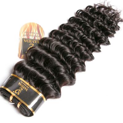 China Hot Selling Peruvian Deep Wave Cuticle Aligned Virgin Hair Deep Wave Hair Weave Bundles 1 Piece for sale