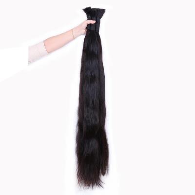 China Wholesale Price Unprocessed Straight Virgin Hair Bulk Cut Health Straight Natural Black Single Distributor Raw Girl for sale