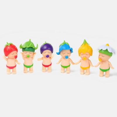 China Hot Selling Educational Realistic Baby Dolls 6pcs Silicone Vinyl Dolls Kids Gift Toys Children Dolls With Nipple for sale