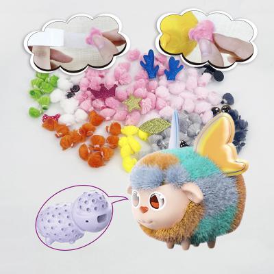 China Glue Dough Plush Animal Handwork Arts Crafts And DIY Toys For Kids Glue Dough Plush Handwork Animal Kids Educational DIY Plush Toy for sale