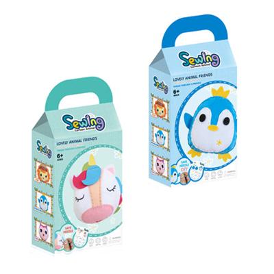 China Lovely Animal Educational Toys Other Lovely Animal Other Educational Toys Penguin Arts DIY Handmade Sewing Toys For Children for sale