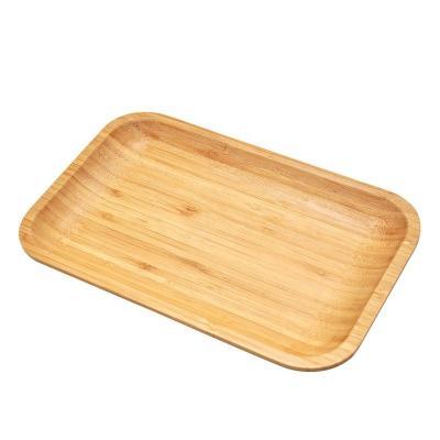 China Sustainable Healthy Wooden Dish Dish Bamboo Dish Kitchen Supply Dish Food Storage Bamboo Tableware for sale