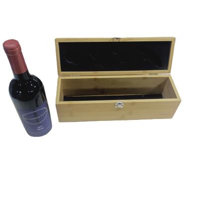 China Recyclable High Quality Bamboo Wine Rack Bamboo Wine Rack Bamboo Wine Rack One Bottle for sale