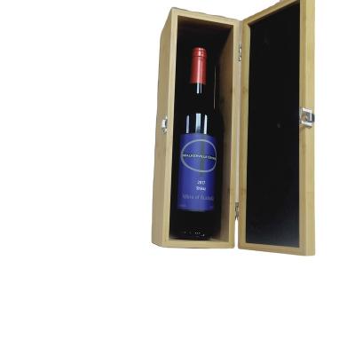 China Recyclable Modern Bamboo Wine Rack Newest Wooden Wine Packaging Gift Box Bamboo Box for sale