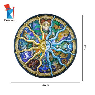 China DIY PLAY 500 Pieces High Quality Zodiac Horoscope Game Cardboard Jigsaw Puzzle for sale