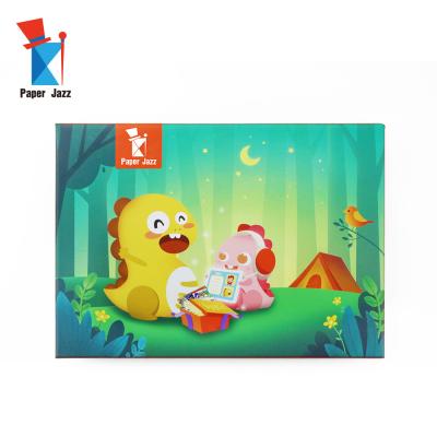 China DIY PLAY 100 Pieces High Quality Environmental Cartoon Jigsaw Puzzle Cardboard Cute Dinosaur Game Jigsaw Puzzle for sale