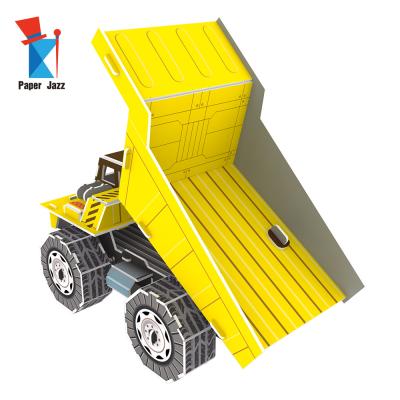 China Cartoon Toy 3D PUZZLE Kids Toys Truck Car 3D Jigsaw Puzzle Toy Educational Gift for sale