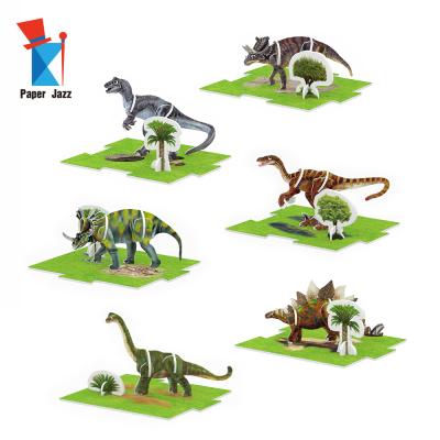 China DIY TOY Kids Dinosaur World 3D Puzzle Games Collectible Puzzle Toys for sale