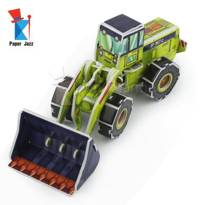 China Cartoon Toy Premium For Confectionery, 3D Puzzle Engineering Vehicle Toy for sale