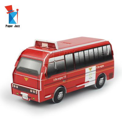 China Cartoon Toy Educational Toy, Private Label On EPS 3D Puzzle Car Kit for sale