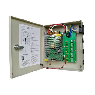 China CCTV Camera AC 110v 230v DC 5A 10A 15A 20A 30A Power Supply Switch Box 4CH 9CH 18CH 12V 30A 18ch For CCTV Camera Power Box Supply 12v for sale