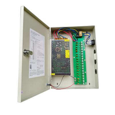 China CCTV Camera Power Supply Box 12V DC 5A 10A 15A 20A 30A 4CH 9CH 18CH 12V 30A 18ch 12v AC 110v 240v Change Offer for sale