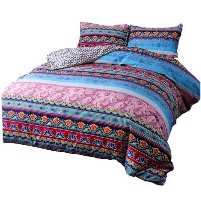 China Nondisposable Full MOQ Bohemian Low King Size Duvet Cover Queen Bed BedSet Single Twin Bedding Set for sale