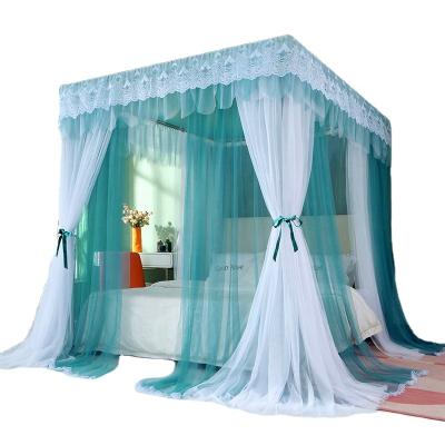 China Folded 360degree Anti Mosquito Double Layers Swing Mosquito Net Tent For Home Hotel Bed for sale