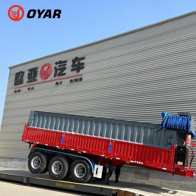 China Truck Trailer China Most Popular 60 Ton 40cbm Rear Dump Heavy Duty End Dump Trailer China for sale