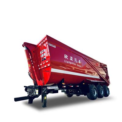 China Truck Trailer China Most Popular Used 40 Ton 3 Ton 50 Axles Rear Dumper Semi Trailer For Sale for sale