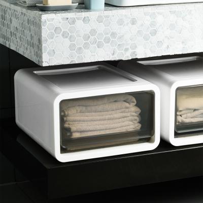 China Sustainable Multi-Layer Multi-Layer Kitchen Room Storage Plastic Drawer Cabinet Box for sale