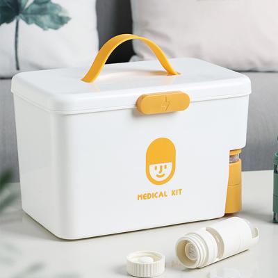 China Sustainable Japan Style Easy Assemble Multifunctional PP Medicine Packaging Storage Box for sale