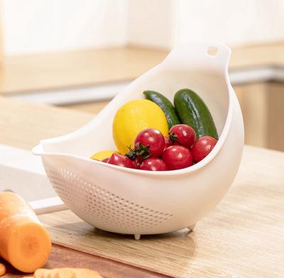 China Viable Wholesale Amazon Kitchen Sink Funnel Strainer Fruit Drain Wash Basket for sale