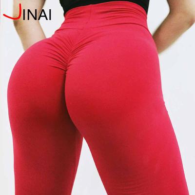 China Breathable Women's Workout Wear Breathable Arm Warmers Gym Push Up Butt Fitness Yoga Butt Pants Bare Leg Warmers Tights for sale