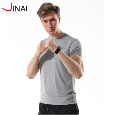 China Polyester Antibacterial Antibacterial Antibacterial Men's Sports Shirts T-shirts Athletic Shirts Mesh Tops Short Sleeve Fitness Clothes Clothing for sale