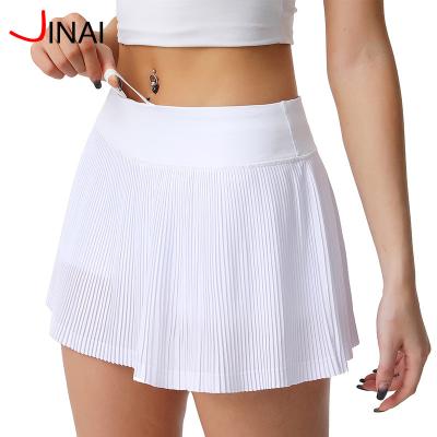 China High Quality Breathable Sportswear 88221 2022 High Waist Tennis Skirt With Pockets For Women Pleated Mini Skirt for sale